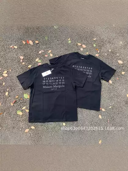 Original quality 25SS Mais @ Margie Maggie Dark Invisible Digital Printing Short Sleeve Loose Couple T-Shirt