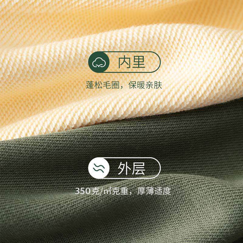 纯棉卫衣定制工作服印logo跨境秋冬套头连帽衫长袖外套文化广告衫