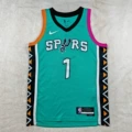 Hot-pressed Spurs 1 City Edition Green