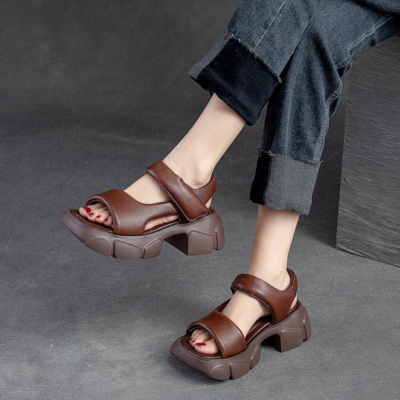 (Mới) Mã H8944 Giá 2390K: Giày Dép Sandal Nữ Huaidu Mũi Tròn Hàng Mùa Hè Phục Cổ Cổ Điển Đế Xuồng Giày Dép Nữ Chất Liệu G05 Sản Phẩm Mới, (Miễn Phí Vận Chuyển Toàn Quốc).