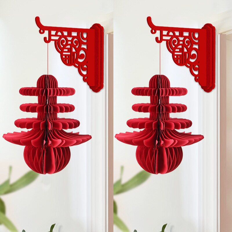 2026新年装饰用品过年壁挂灯笼中式马年客厅场景布置春节装饰挂件
