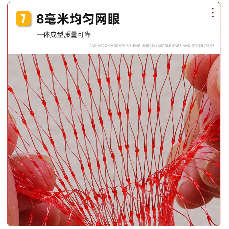 Zongzi Net Bag Supermarket Packed with Red Dates, Chicken Feet, Eggs, Corn Sausage, Salted Duck Eggs, Chestnuts and Longan, Strong and Durable