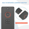 Rii K06 Dual Mode 2.4G Bluetooth Backlit Wireless Keyboard Air Mouse Set Top Box Remote Control Phone Keyboard