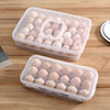 Egg Storage Box Anti-Fall Storage Rack Kitchen Egg Box with Lid Egg Tray Household Plastic Refrigerator Crisper