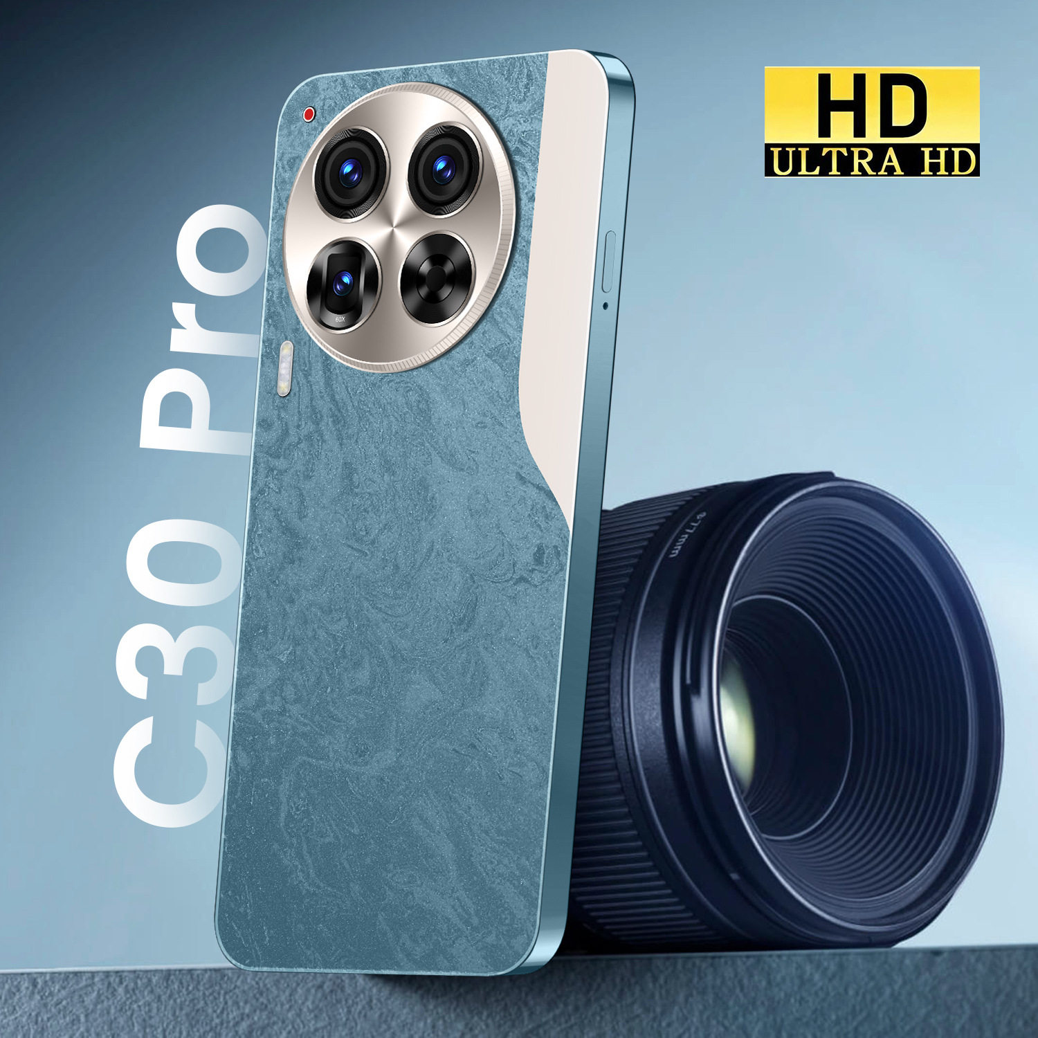 2024定制跨境智能手机C30 Pro低价16+1TB超大屏源头厂家(劲爆款)