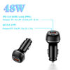 Cross-Border Car Charger Fast Charging Pd30Wqc18W Car Charger Super Fast Charging Alloy Material Factory Direct Sales