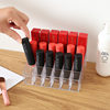 Transparent 24-pack Lipstick Storage Box Multi-pack Lipstick Makeup Display Rack Fidelity Box Girl's Desktop Lipstick Storage Rack