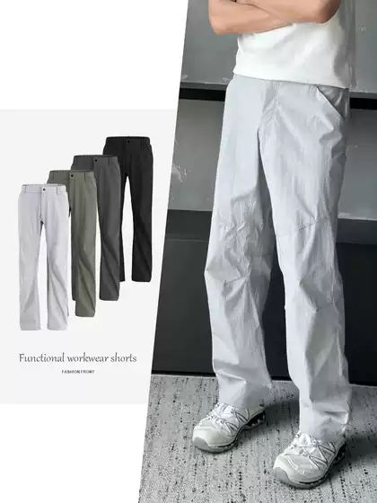 【Csmy】Zhiyi-"Clarkia" Outdoor Summer Lightweight Jacket Pants Loose Straight Pants Casual Pants for Men