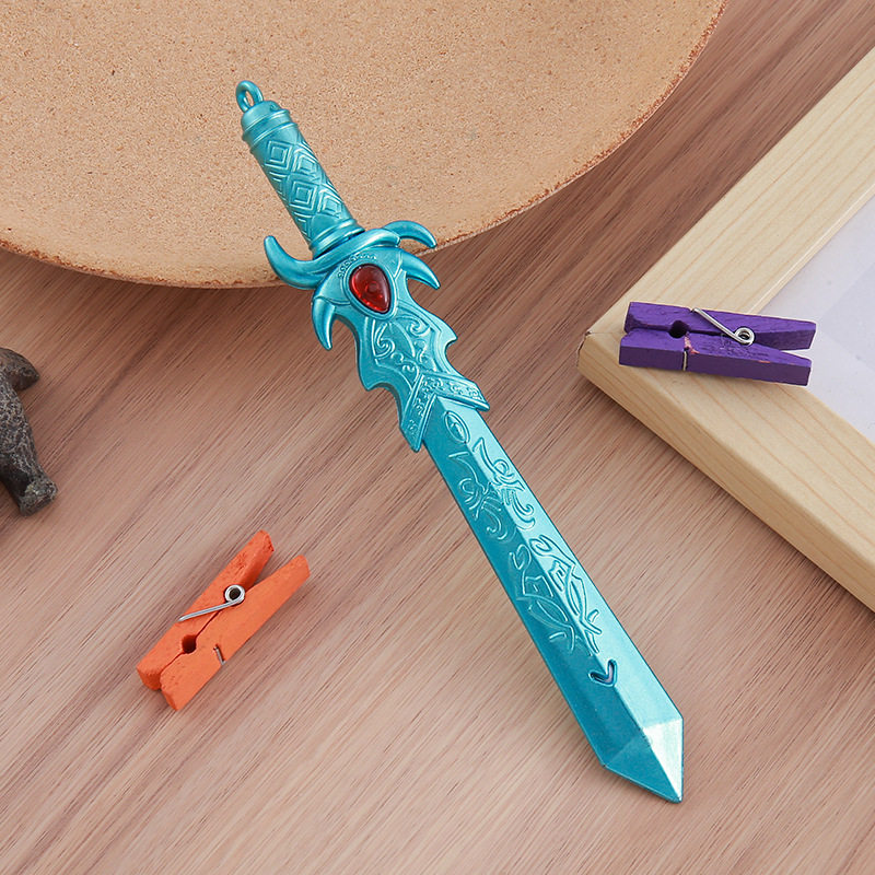 Weapon Pen Gem Sword Gel Pen Creative Stationery Student Prize Gift Writing Tool Water Pen Sign Pen