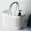 Bathroom Portable Bath Basket Plastic Bath Basket Desktop Storage Frame Washing and Bath Supplies Storage Basket Storage Basket