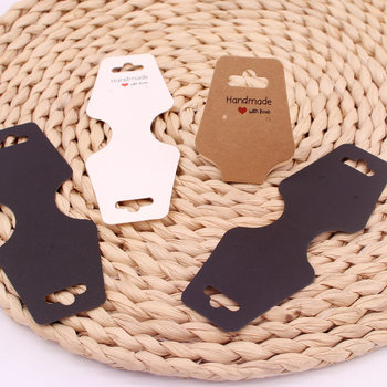 Spot four-color necklace bracelet folding card piece hair rope hair ring folding hanging card jewelry display rack can be fixed logo