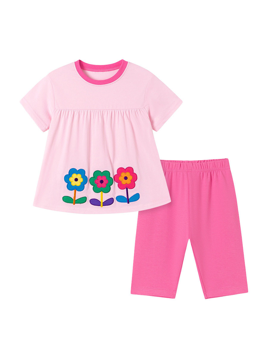 Source Factory Autumn Girls' Set Wholesale, [Style] Long-sleeve Baby Set, Bow Kids' Outfit