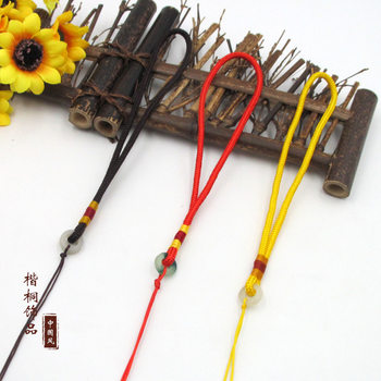 New imitation jade ring handle rope wreaths all jade ring bead handle piece rope