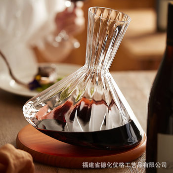 Crystal Glass Wine Decanter Household Luxury High-end Tumbler Quick Decanter Wine Pot Wine Dispenser
