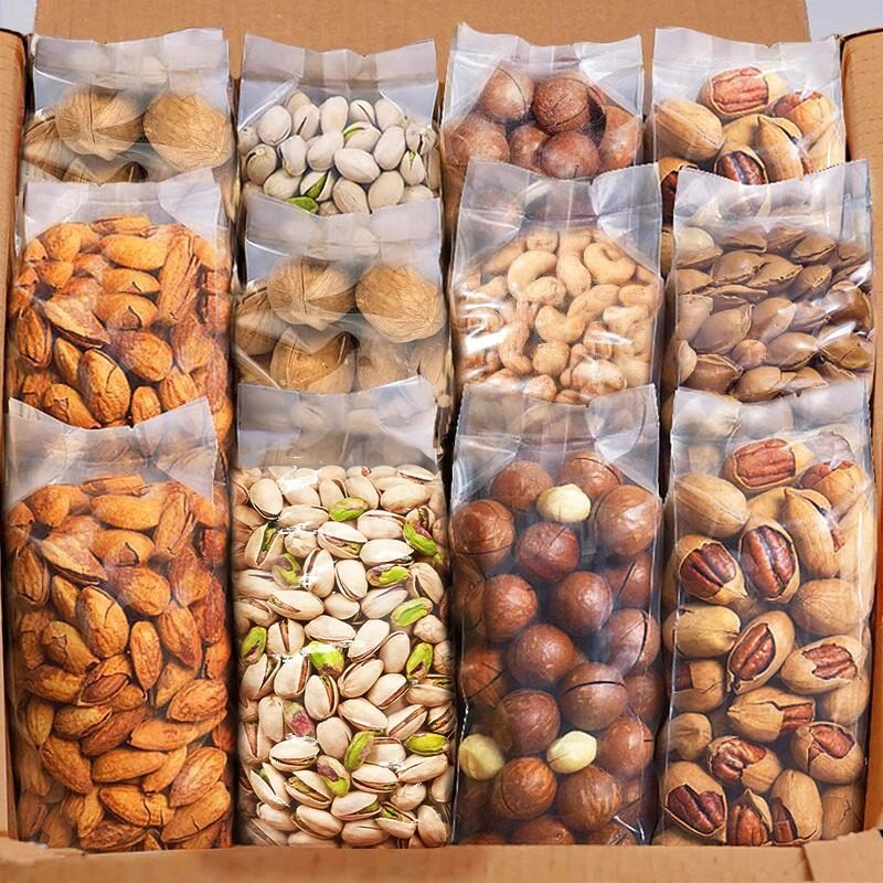 Cashew Nuts, New Year Snacks, Snacks, Melon Seeds, Walnuts Gift Packs, Suitable for Kidsren and the Elderly, Internet Celebrity Dried Fruits