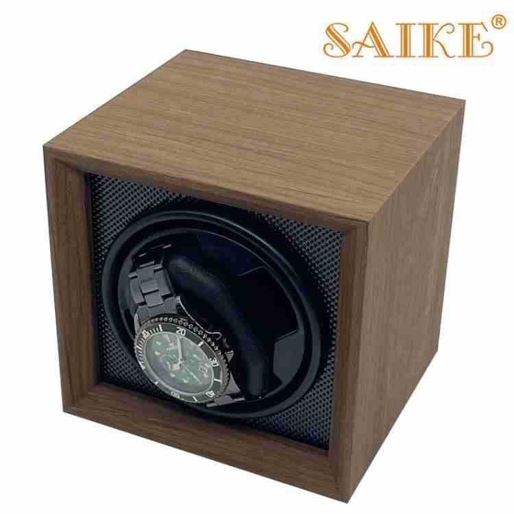 Spot Wholesale Black Walnut Wooden Vertical Automatic Mechanical Watch Watch Shaker Electric Watch Box 3-Position Adjustable
