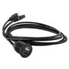 Car waterproof line motorcycle ship dashboard USB2.0 HDMI HD male to female waterproof line 1m