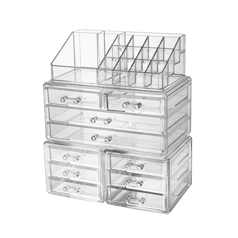 Multi-layer Cosmetic Storage Box Dressing Table Lipstick Mask Skin Care Products Storage Rack Desktop Drawer Transparent Arrangement Box