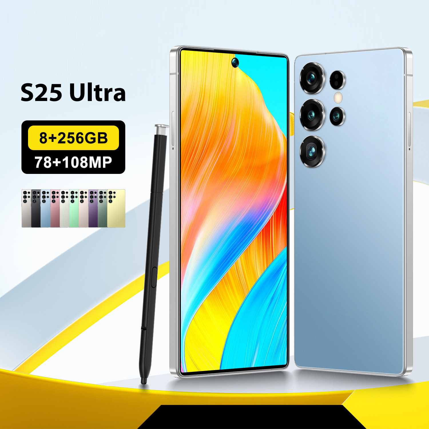 TK explosive S25 UlTRA со встроенной ручкой 3 + 16G true 4g network Android 10 - высококлассный смартфон по низкой цене Изображение 1