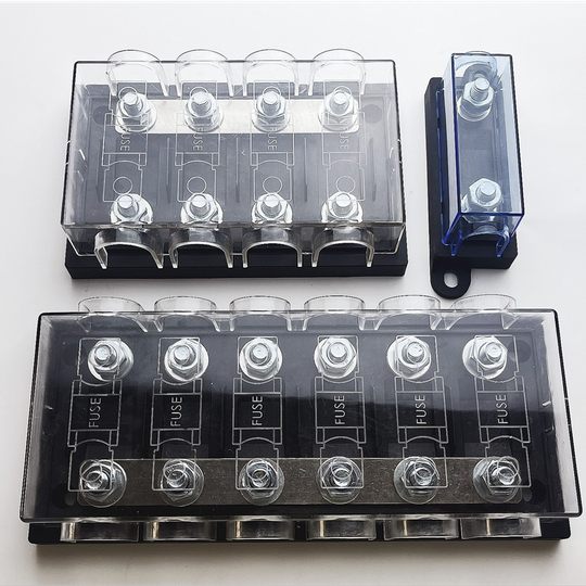 ANM-B大功率熔断器改装房车取电保险片座ANM-E二头圆孔保险丝座盒