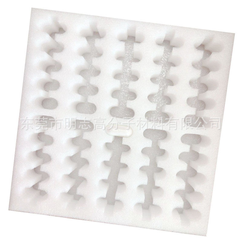 White Rutin Egg Foam Box Express Transportation Pearl Cotton Lining Bird Egg Foam Positioning Pearl Cotton Egg Tray