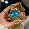 A generation of Western Queen Mother's same watch women's Saturn rose red gold watch fashion retro temperament quartz waterproof