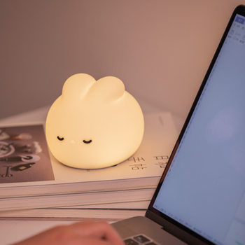 Dream Rabbit Night Light Cartoon Silicone Timed Sleeping Night Light USB Breastfeeding Children Led Bedside Sleeping Night Light