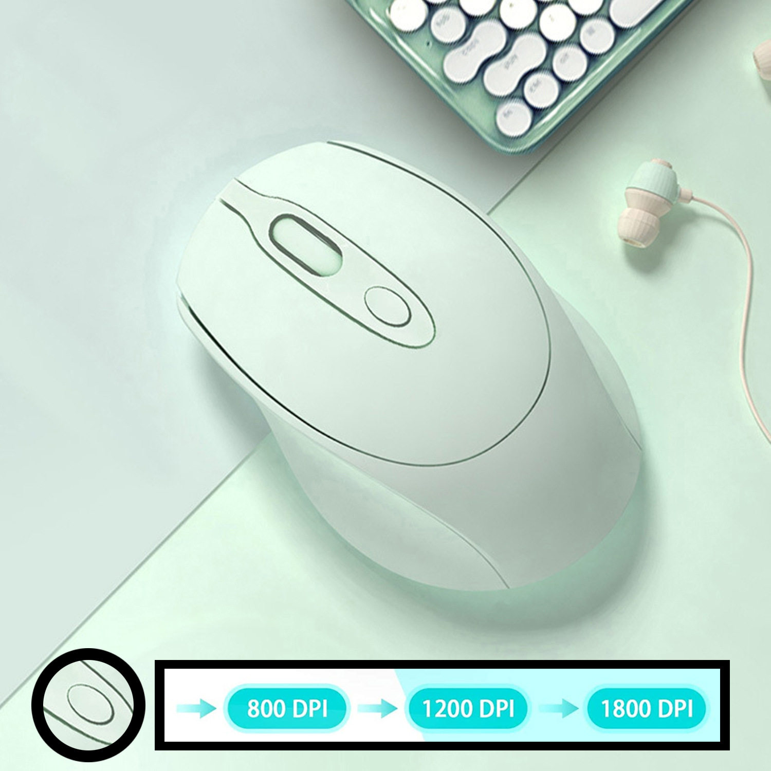 跨境现货无线双模充电2.4G无线滑鼠光电鼠标静音工厂直销电脑配件