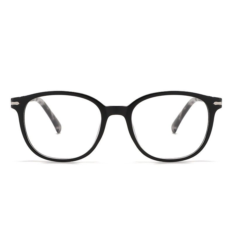 European and American New Cross-Border Windproof Blue Light Frame Trendy Flat Mirror Square Progressive Color Women's Glasses Frame