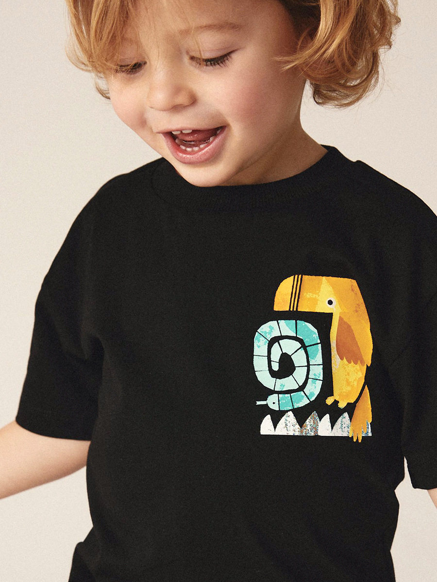 Custom-made Supply New Short-sleeve Dinosaur Printed Kids' Set, Summer Toddler & Kids' 2-piece Set Wholesale