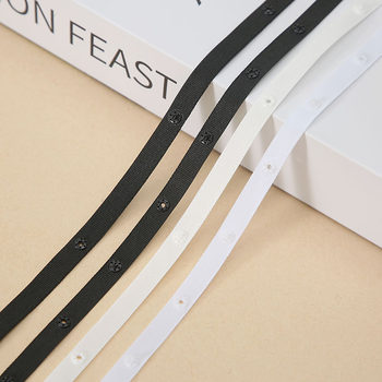 Black and White Snap Buttons, Snap Fasteners, Baby Letter Straps, DIY Children's Clothing Textile Accessories Wholesale in Stock