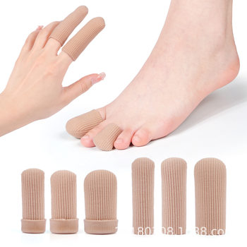 Nylon Toe Set Finger Toe Splitter Fiber Silicone Corns Separator Anti-wear Bandage Overlap Toe Protective Cover