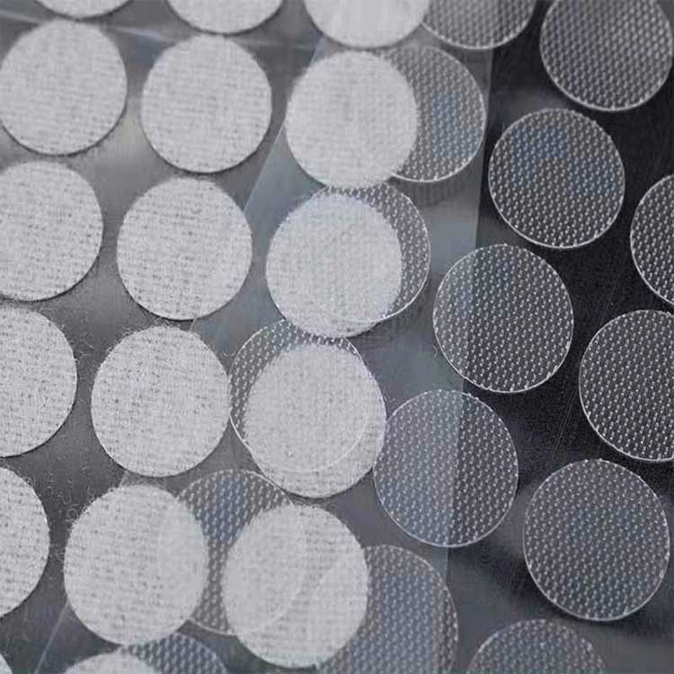 Kindergarten DIY Quiet Book Round Self-adhesive Back Glue Velcro Transparent Letter Sticker Double-sided Paste Fixed