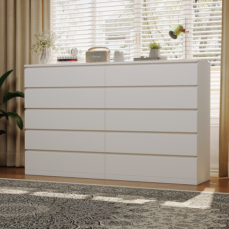 Bedroom Cabinet Storage Cabinet Nordic Cabinet of Drawers Living Room Storage Cabinet Simple Modern White Drawer Cabinet of Drawers