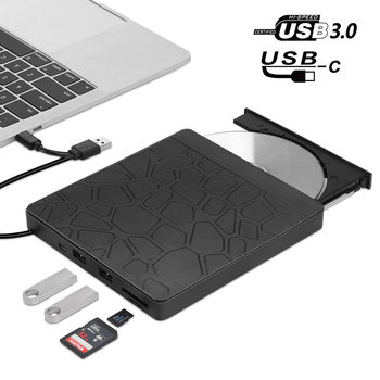 Card optical drive dual interface external optical drive USB3.0 mobile optical drive dvd burner type-c3.0