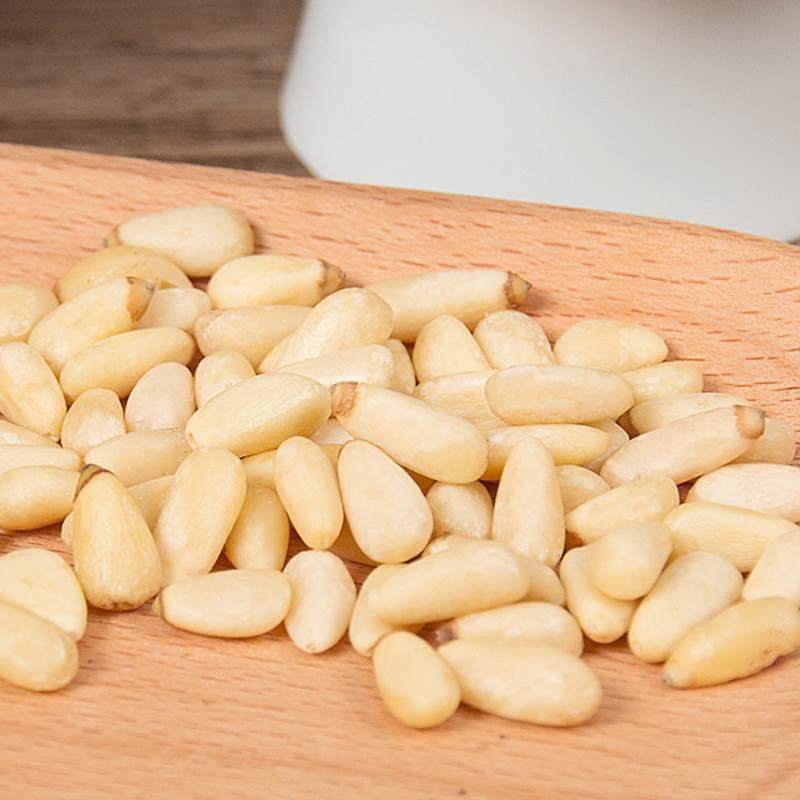 New Northeastern Pine Nuts, Raw and Cooked, No Additives, Pine Nuts, Bulk Nut Snacks, Pine Nut Meat in Cans/