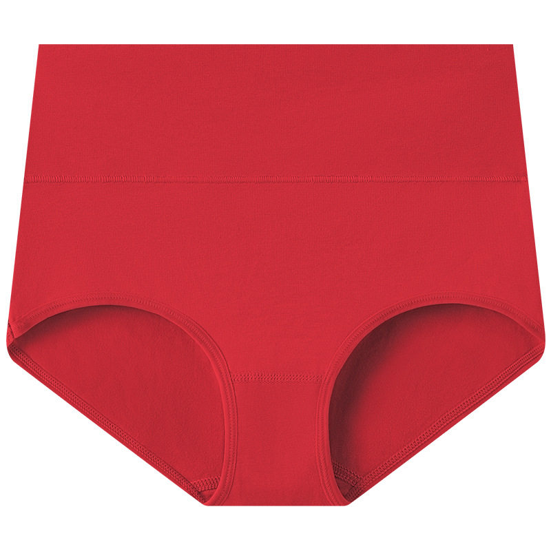 跨境欧码美码外贸女士内裤纯棉加大码高腰收腹内裤亚马逊爆款热卖