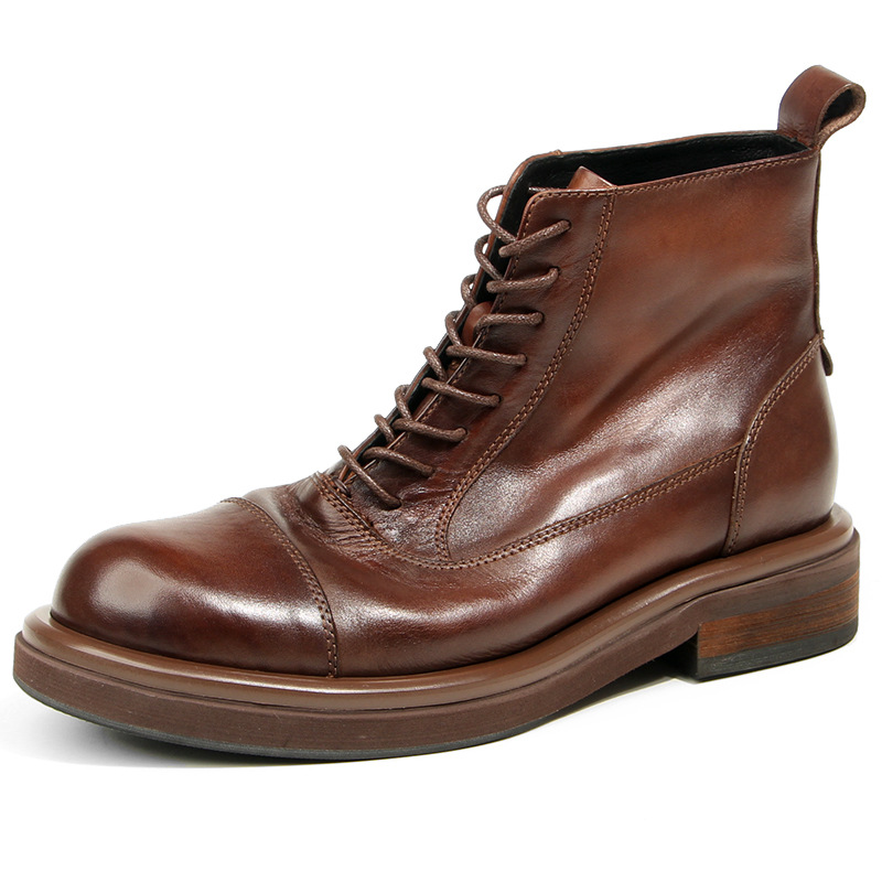 (Mới) Mã A2927 Giá 2310K: Giày Boot Martin Nam Wotdlo Phục Cổ Cổ Điển Giày Dép Nam Chất Liệu Da Bò G05 Sản Phẩm Mới, (Miễn Phí Vận Chuyển Toàn Quốc).