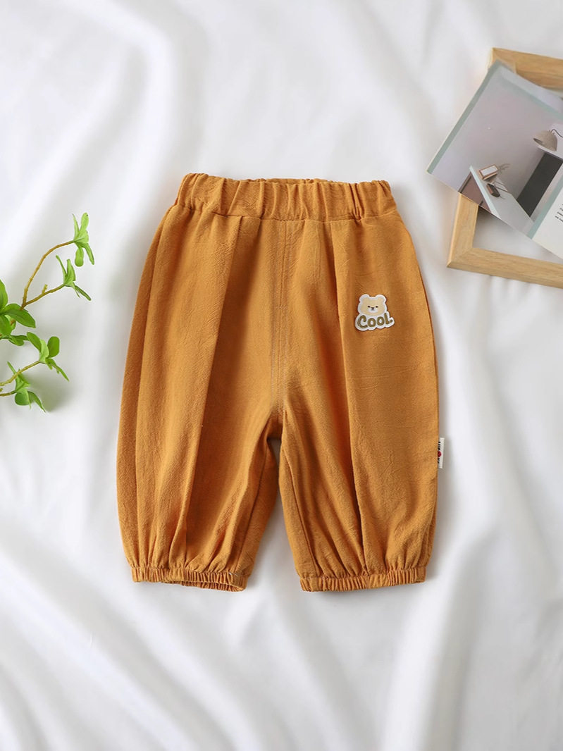 Kinder-Sommerneuheit-100% Baumwolle-Mückenabwehr-Hose, Jungen & Mädchen Baby-dünne lockere Casual-Laternenhose