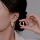 Серебряная игла S925, ароматный жемчуг, асимметричная мода, серьги в естественном стиле, женская индивидуальность, темперамент, дикие простые серьги для любви mini 102