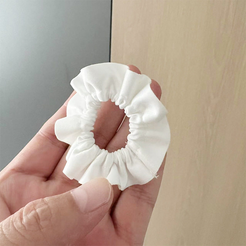 可爱迷你帆布包毛绒玩偶格子包西高地公仔扭棒小狗配饰格子裙娃衣