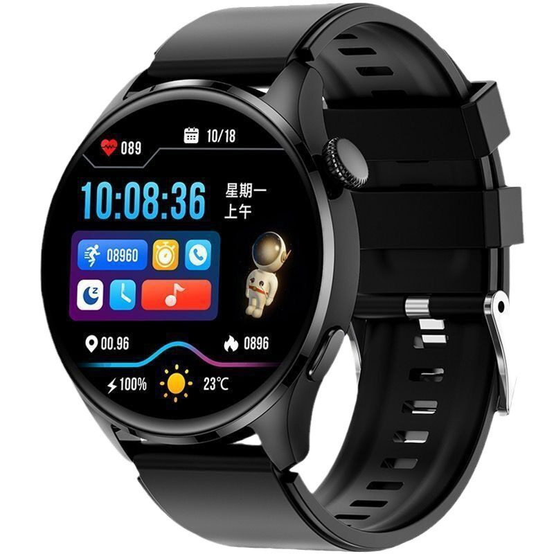 Huaqiangbei 2026 New Model Gt9 Top Version Bluetooth Smart Watch with Call Function, Nfc Payment, Heart Rate, Blood Pressure, and Sports Tracking