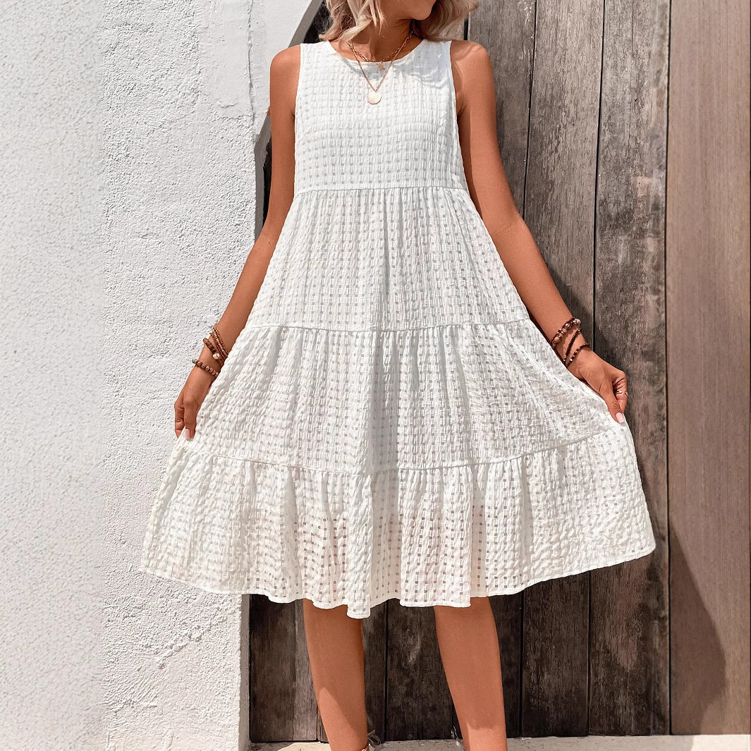 Loose Fit Vacation Style Dress for Women Elegant Design Comfortable Fabric Versatile for Summer Wholesale Available
