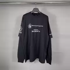 Correct Version High Version 25Ssb Home Wfp World Food Process Charity Limited Edition Long-Sleeved T-Shirt 2