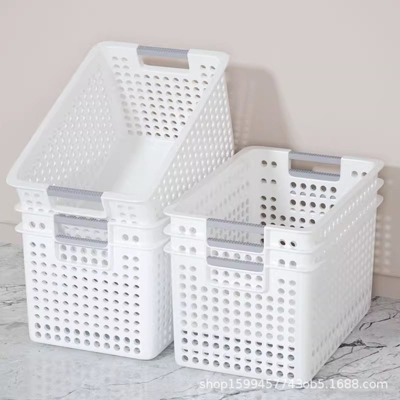 Miscellaneous Storage Box Storage Box Household Snack Toy Storage Plastic Box Storage Basket Dormitory Desktop Book Organization