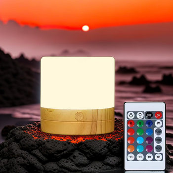 Source Factory Intelligent Creative USB Charging Fingertip Touch Led Soft Light Eye Protection Portable Camping Pat Night Light