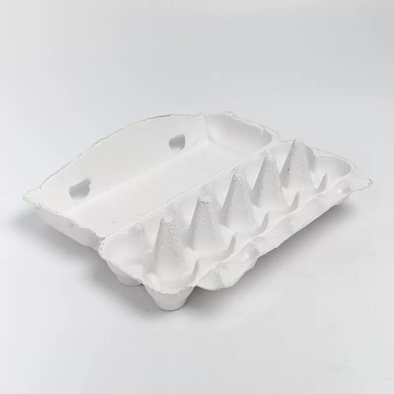 12-Pack White Pulp Egg Cartons, Pulp Egg Trays, Egg Packaging Pulp Trays