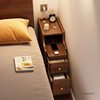All Solid Wood Bedside Table Mini Small Bedroom Extremely Narrow Bedside Cabinet Ultra Narrow Gap Storage Simple Modern Storage Rack