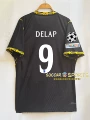 2627 chelsea away customized no. 9 star + champions league armband