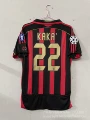 0607/ac home no. 22 kaka # Champions league version + armband